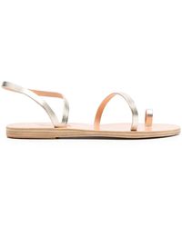 Ancient Greek Sandals - Apli Eleftheria Metallic-Effect Sandals - Lyst