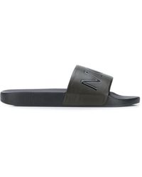 Moncler - Bastien Leather Slides - Lyst