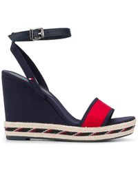 Tommy Hilfiger Wedge sandals for Women Up to 58% off at Lyst.com