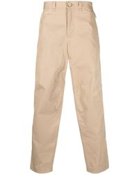 Lanvin - Straight Leg Trousers With Ankle Zips - Lyst