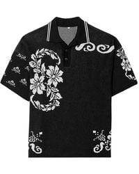Agua Bendita - Cobana Floral-Pattern Polo Shirt - Lyst
