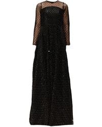THA SEEN - Beaded-Embellishment Maxi Dress - Lyst