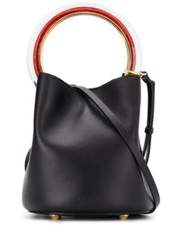 Marni Borsa a secchiello Pannier piccola - Nero