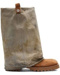 Acne Studios - Stiefel Mit Profilsohle Und Lasche - Lyst