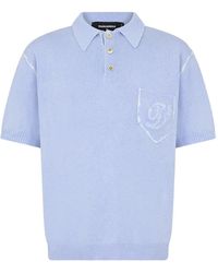 DSquared² - Short-Sleeves Embroidery-Logo Polo Shirt - Lyst