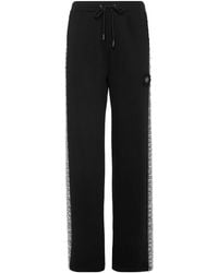 Philipp Plein - Crystal-Embellished Track Pants - Lyst