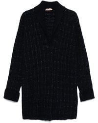 Twinset - Abrigo a cuadros - Lyst