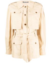 Alberta Ferretti - Chaqueta Con Bolsillos De Solapa - Lyst