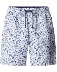 Hackett - Island-Print Swim Shorts - Lyst
