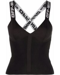 Off-White c/o Virgil Abloh - Logo-Band Top - Lyst