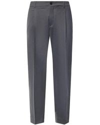 BE ABLE - Elasticated-Waistband Pleated Trousers - Lyst