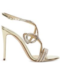 Casadei - Josephine Julia Embellished Strap Sandals - Lyst