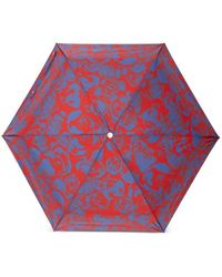 Burberry - Rose-print Folding Umbrella - Lyst