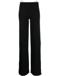 Gcds - Crystal-thong Flared Trousers - Lyst