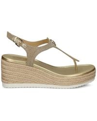 MICHAEL Michael Kors - Thong Platform Espadrilles - Lyst