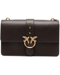 Pinko - Love Birds Leather Cross Body Bag - Lyst