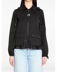 Moncler - Hooded Drawstring-Waist Jacket - Lyst
