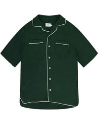 Rhude - Piping-Detail Pajama Shirt - Lyst
