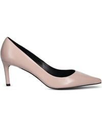 BOSS - 75mm Pointed-toe Leather Heeled Pumps - Lyst