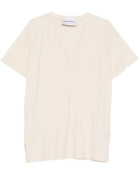 Amaranto - V-Neck T-Shirt - Lyst