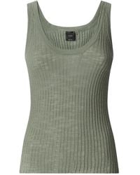 Pinko - Ribbed Tank Top - Lyst