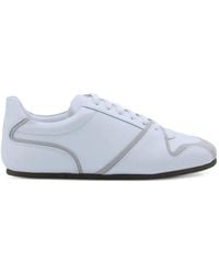 Moschino - Lace-Up Panelled Sneakers - Lyst