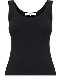 FRAME - Ribbed Top - Lyst
