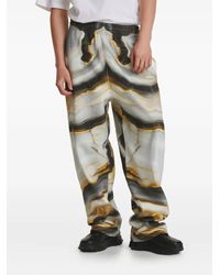 IRINA VOINEA - Marble Track Pants - Lyst