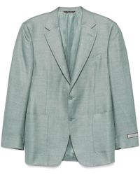 Canali - Twill Blazer - Lyst