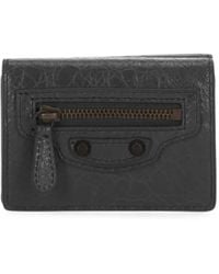 Balenciaga - Mini Le City Trifold Wallet - Lyst