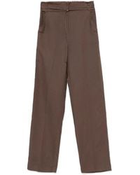 Patrizia Pepe - Frayed-Detailed Trousers - Lyst