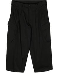 Yohji Yamamoto - クロップド カーゴパンツ - Lyst