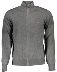 U.S. Grand - Zip-Up Cotton Sweater - Lyst