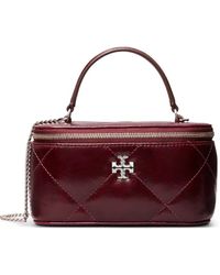 Tory Burch - Kira Quilted Top-Handle Mini Bag - Lyst
