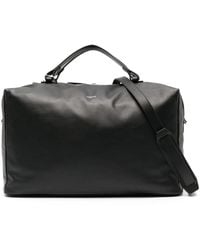 Lancel - Logo-Stamp Leather Luggage Bag - Lyst