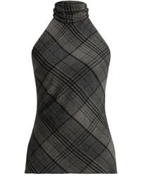 Ralph Lauren - チェック タートルネックトップ - Lyst