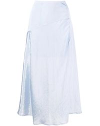 Rejina Pyo - Ria Satin Midi Skirt - Lyst