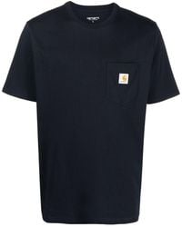 Carhartt - Logo-patch Cotton T-shirt - Lyst