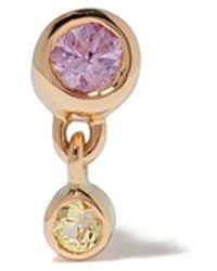 Maria Black - 14Kt Mini Me Sapphire And Diamond Stud - Lyst