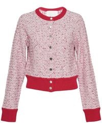 3.1 Phillip Lim - Long-Sleeve Crew-Neck Cardigan - Lyst
