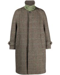Mackintosh - Manteau en laine à motif pied-de-poule - Lyst