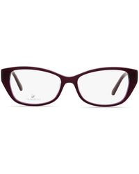 Swarovski - Brille mit eckigem Gestell - Lyst