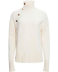 Altuzarra - Kit Asymmetric Buttoned Sweater - Lyst