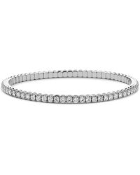 Pragnell - 18Kt Expandable Diamond Bracelet - Lyst