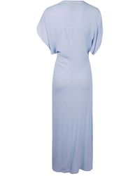 Semicouture - Santiago Midi Dress - Lyst