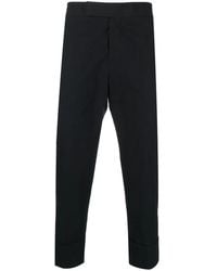 SAPIO - Flap-Pockets Cotton Cropped Trousers - Lyst
