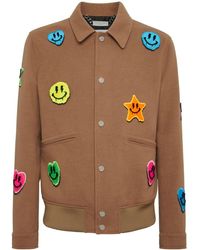Philipp Plein - Smiley Face-appliquéd Shirt Jacket - Lyst