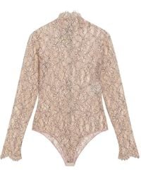 Valentino Garavani - Rebrodé Lace Bodysuit - Lyst