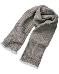 yahae - Mixed-Knit Scarf - Lyst