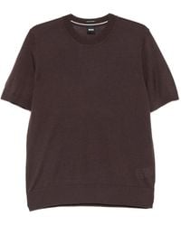 BOSS - Short-Sleeve Wool T-Shirt - Lyst
